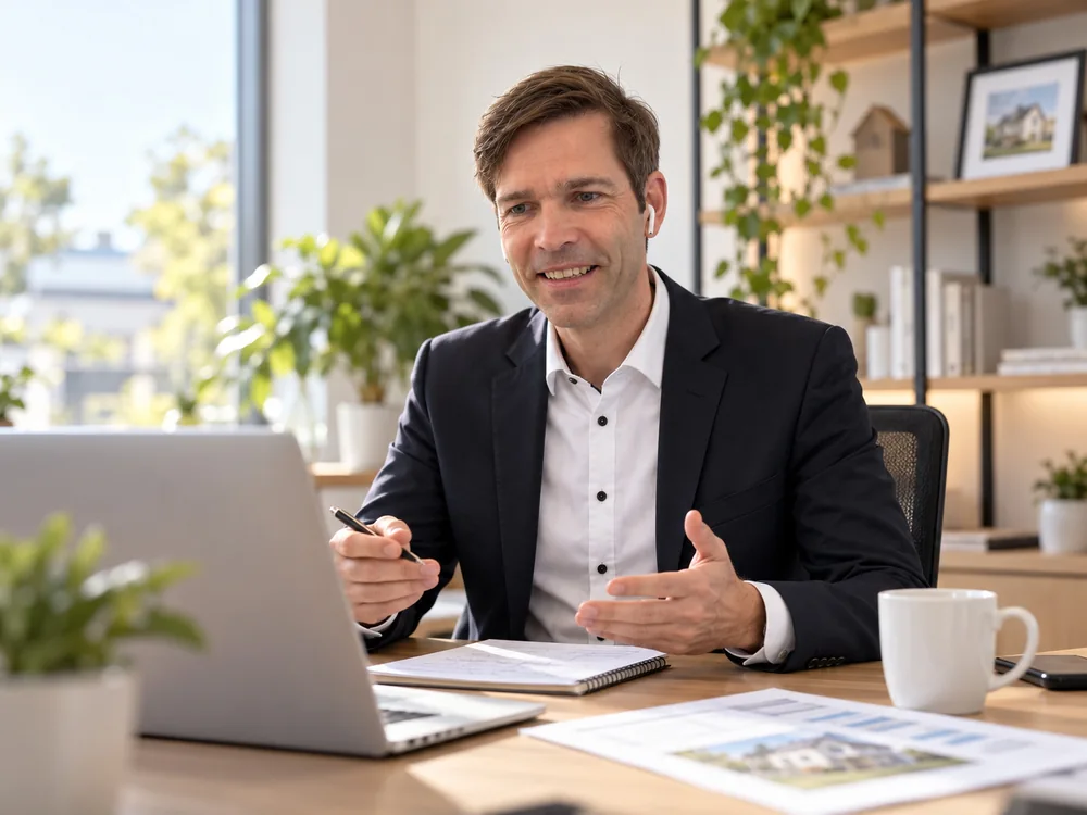 Jens Laskowski am Beratungstisch